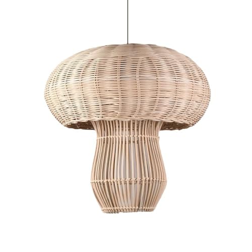 Lampe suspendue créative en forme de champignon pour une ambiance douce