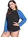 Produktbild Anwell Damen Rash Guard Übergröße Hemd UV Sonne Schutz Schwimm Shirt Blau 1X