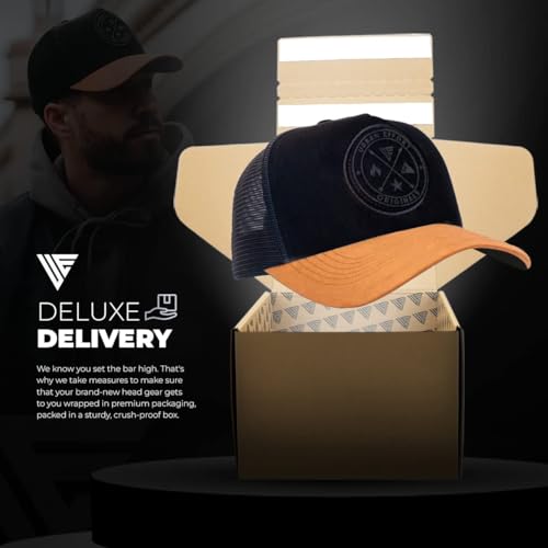 Image of Urban Effort Trucker Hat for Men - Mesh Back Baseball Cap, 5 Panel Snapback Hats for Men and Women