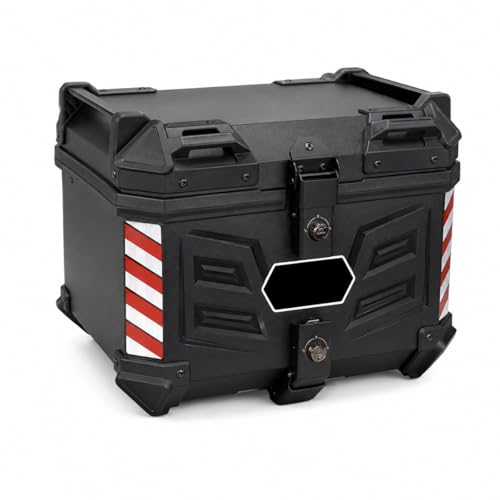 Top case moto avec double serrure étanche et valise rigide