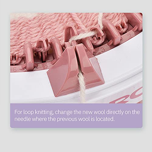 Máquina de tricô 48 agulhas, tear de tricô giratório Tear circular de tecelagem, tear duplo giratóri