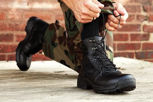 Propper Men's Series 100 8" Side Zip Waterproof Boot Military and Tactical4