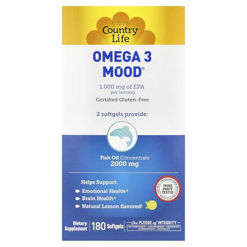 Country Life - Omega 3 Mood - 180 softgels ( Multi-Pack) by Country Life