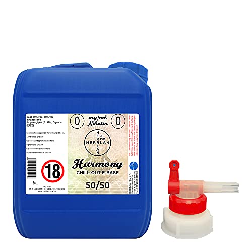 Harmony - 50/50 BunkerBase 5 Liter Kanister - Großgebinde zum Vorteilspreis inkl. 1 x AGH HERRLAN-Qualität Made in Germany Cover