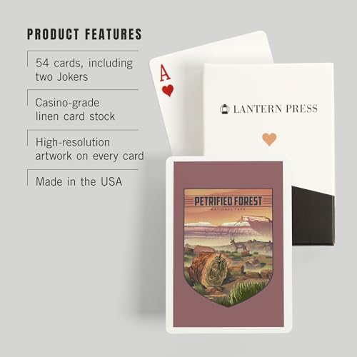 Baraja de Poker National Park Lantern Press con 52 Cartas miniatura 3