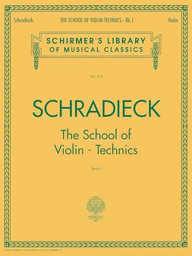 Schradieck - The School of Violin Technics Book 1