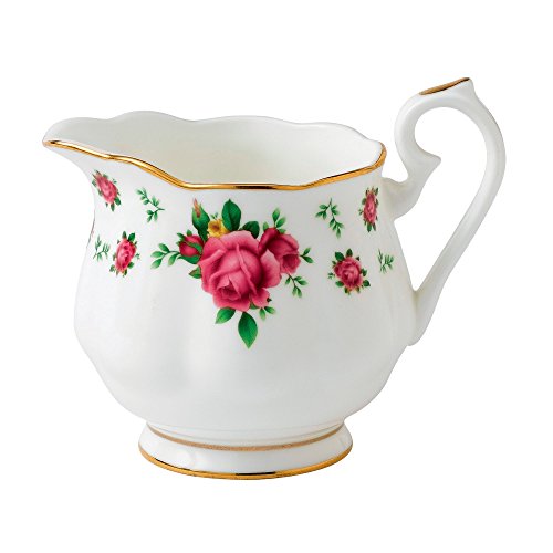 Royal Albert New Country Roses White 3-Piece Set (Teapot, Sugar & Creamer)
