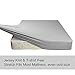 Queen Size Fitted Sheet Only - 4-Way Stretch Jersey Knit, Cozy T-Shirt Soft, Wrinkle Free, Snug Fit & Stay in Place, No More Slipping Off for Mattress (Deep: 5