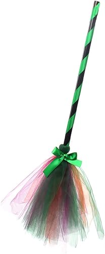 Miniatura 4 de ODIZLI Disfraz de bruja de Halloween para niñas, vestido de tul con accesorios