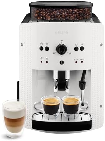 KRUPS Machine à café broyeur grain, 2 expresso simultanés, Nettoy...