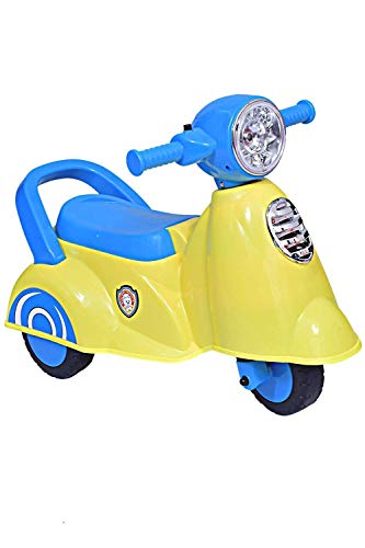 JoyRide Baby Ride ON Italian Scooter (Yellow), Toddler