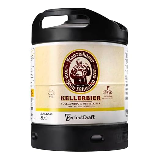 Franziskaner Kellerbier, Perfect Draft Bier (1 x 6l) MEHRWEG Fassbier, 6000 ML