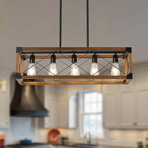 Dining-Room-Light-Fixture-Farmhouse-Chandelier-Kitchen-Island-Lighting-Rustic-5-Light-Pendant-Chandeliers-Country-Wood-Island-Lights Dining Room Light Fixture Farmhouse Chandelier Kitchen Island Lighting Rustic 5 Light Pendant Chandeliers Country Wood Island Lights