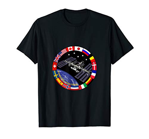 International Space Station - ISS Flag Logo T-Shirt