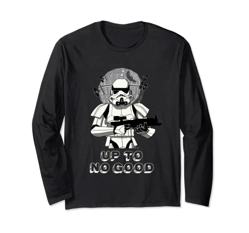 T-shirt Star Wars Stormtrooper à manches longues noir pour fan de la culture pop geek