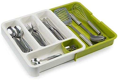GALAXGO Kitchen Drawer Expandable Cutlery Organizer Tray Holder Smart Drawer Store Storage Solution