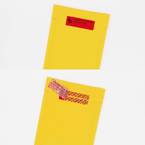 Miniatura 7 de 100 calcomanías de seguridad a prueba de manipulaciones, etiquetas de seguridad Solitary Walker Safety para evitar que se abran (1 x 3 pulgadas