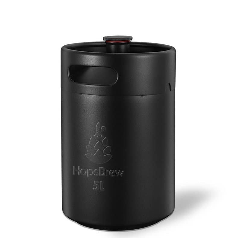 Mini growler en acier inoxydable 304 (5 l standard noir)