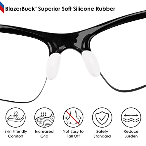 Image of BLAZERBUCK Replacement Nose Pads Piece for Oakley Bisphaera OO9400