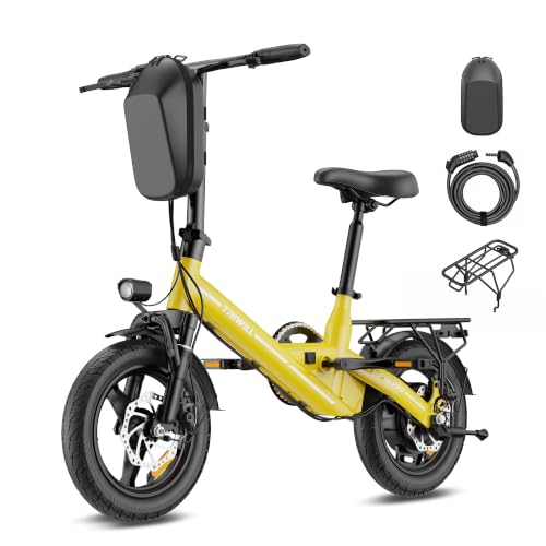 Electric Bike for Adults & Teens, 1000W Peak Motor, 14" Ebike for Commuting image 1