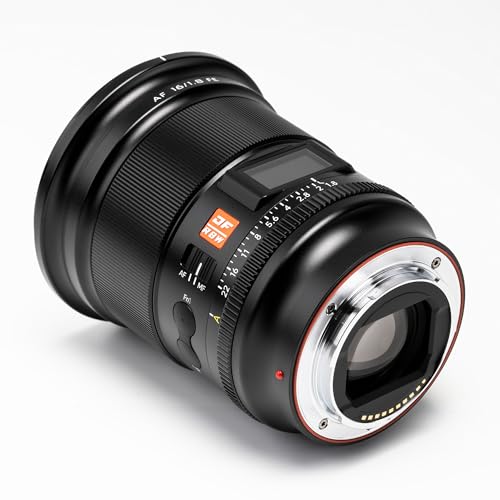 Image of VILTROX AF 16mm f /1.8 FE Full Frame Lens for Sony E, Autofocus Lens with Built-in LCD Screen, Large Aperture for Sony E-Mount a7