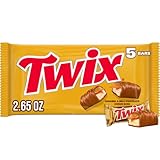 TWIX Caramel Fun Size Chocolate Cookie Bar Candy 3.28-Ounce 6-Count Pack