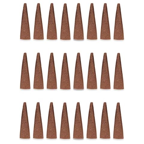 AIMA 30 Large Jumbo Honey & Elderflower Incense Cones Relaxing Refreshing & Stress-Relieving Large Premium Incense Cone Used in Incense Holder Long Lasting Incense Cones For Aromatherapy Meditation Cover