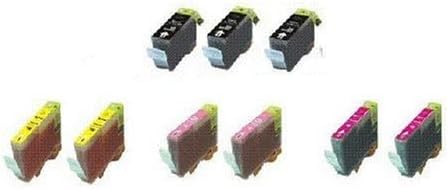 Canon Compatible BCI-3eBk/BCI-6 (3BCI-3eB/2BCI-6C/2BCI-6M/2BCI-6Y) 9-Pack Ink Cartridges for Canon BJC-8200,i560 Series,i860,i900D