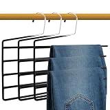 LUCKNIGHT 3 Piezas Perchas Pantalones, Perchas Pantalones Ahorra Espacio, Percha...