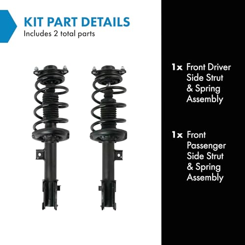 Image of TRQ Front Strut and Spring Assembly Set Loaded