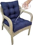 👍【Facile à nettoyer】Le coussin des meubles de patio ne nécessite aucun entretien supplémentaire et doit être doucement essuyé avec un chiffon humide pour rendre votre vie plus confortable.