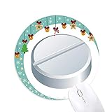 Health Care Produkte White Pill Pattern Maus Pad Jingling Bell Rund Gummi Mat