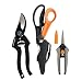 FISKARS 3-Piece Pruning Set - Pruner - Floral Snips - Multi-purpose Garden Scissors with bonus Sheath