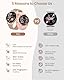 Sanorum Smartwatch Damen mit Telefonfunktion, Rund 1,27 HD Screen Armbanduhr mit 120+ Sport Pulsuhr SpO2 Schlafmonitor Menstruationszyklus IP68 Fitness Tracker Schrittzähler für iOS Android Roségold