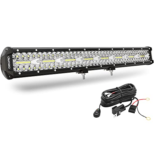 Image of OEDRO 22 Inch LED Light Bar Spot Flood Combo Tri-Row Driving Light