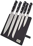 Ross Henery Professional Knives, 5 Piece stainless steel kitchen knife set in a magnetic block