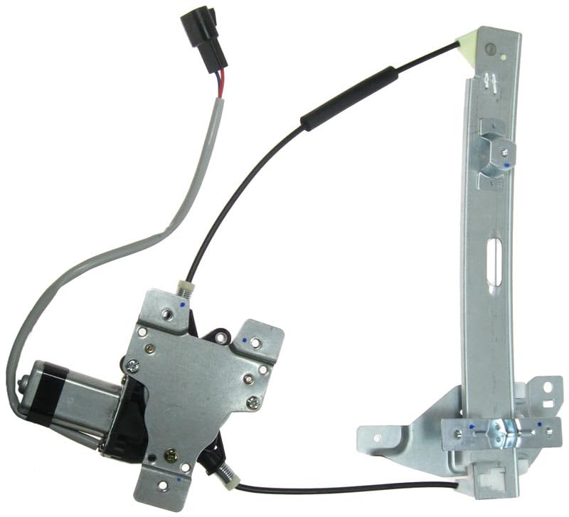 Image of TRQ Rear Right Power Window Regulator & Motor Assembly Passenger Side Compatible with 2000-2005 Chevrolet Impala