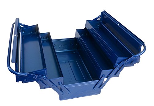 Trusco Gt-410-B 3-Tier Tool Box, 16.1 X 8.7 X 13.5 Inches (412 X 220 X 343 Mm), Blue #TOP1