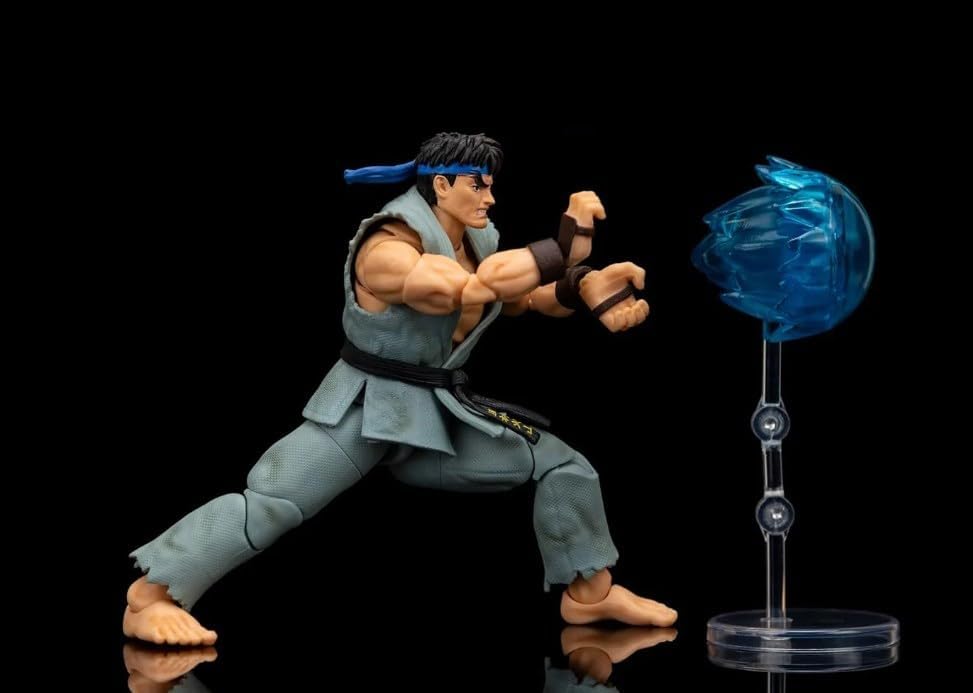 Miniatura 4 de Street Fighter II - Figura de acción de Ryu (Player 2) de 6 pulgadas, juguetes para niños y adultos