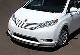 Q1-TECH, 3-Piece Front Bumper Lip fit for Compatible with 2011-2015 Toyota Sienna, Front Bumper Lip Spoiler Air Chin Body Kit Splitter ABS, MP-Style (Matt Black)