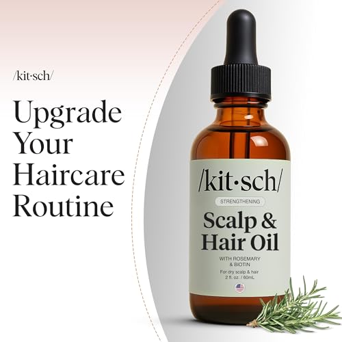 Kitsch Rosemary Oil for Hair Growth -With Castor Oil, Biotin & Jojoba- 60mL - image 8
