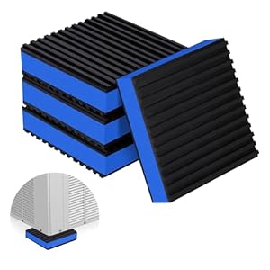 ToLanbbt Anti-Vibrationspads – 4er Set, Schwarz/Blau