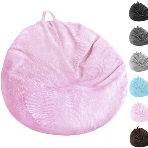Stuffed Animal Storage Bean Bag Chair Cover (No Filler) Washable by Kisoy - Used condition - US$17.83