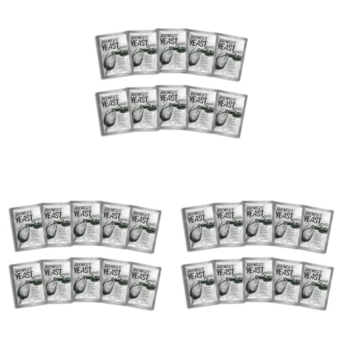 Image of BAKE KING Brewer's Yeast for Making Wine 5gm | Fast Fermentation Wine Yeast | High Tolerance 15% V /V | 5 Sachets of 5gm Each (Pack of 3)