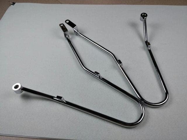 Barras de soporte para alforjas para Triumph Bonneville SE T100 Thruxton Scrambler 2001-2015, acabado cromado miniatura 1