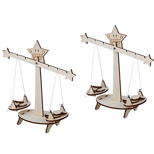 Preisvergleich Produktbild Hölzerne Waage, hochwertiges Kinderspielzeug, Freunde feiern Weihnachtsgeschenke Bürospiele Geburtstagsgeschenke für Kinder zu Hause