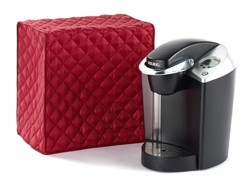Image of Covermates Keurig Coffee Maker Cover, 14 inchW x 9 inchD x 14 inchH, Red