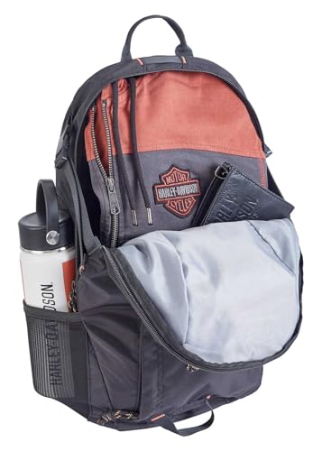 Mochila Urbana Negra Harley-Davidson 18"x10"x6" miniatura 2