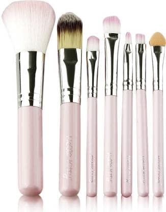 Soft Makeup Brush Set, 7 Brusher with Portable Storage Box [Set of 7 Brushes].