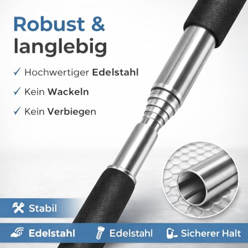 Back Massage 2er Rückenkratzer - stabil & ausziehbar - Teleskopstab mit breiter Kratzhand gegen Juckreiz - Massagegerät als Rückenkrauler 4